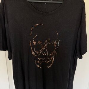 John Varvatos Black Skull Tee